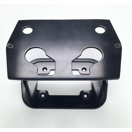 Pirate Mfg Smooth Black Billet Aluminum Optima Battery Tray