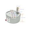 CHANCS Synchronous Motor Micro Motor TYD-50 12V AC 5-6RPM Wire