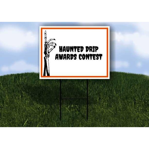 HAUNTED DRIP AWARDS CONTEST Halloween Skeleton UP ARROW 1 Single