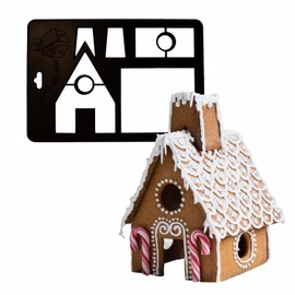 Gastromax Lebkuchen-Haus Ausstecher, Schwarz