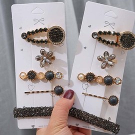Dreamhive Partners Mini Cubic Hair Half-Updo Claw Clip Accessory Clip 5-Piece Set