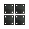 Bobco Metals 8”X8” Weldable Square Steel Metal Baseplate - A36