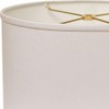 HomeRoots 470207 14 in. Throwback Oval No Slub Lampshade -