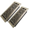 Howeall 4x10 Inches 2 Pack Heavy Duty Walkable Floor Register