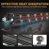 20 Inch Single Row LED Light Bar, Muto-Beam Slim Light