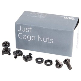 CAGE Nuts & Bolts 50 Pack | 19" Equipment/Cabinet Rack Hardware ENCLOSURES/Cabinet Racks, 50 X Qty - JCN-1