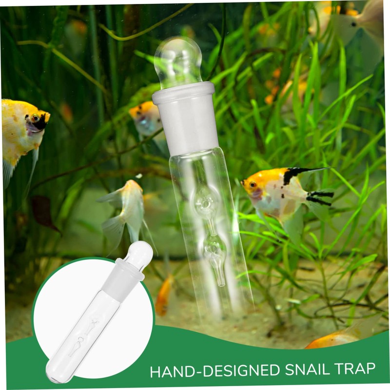 Hohopeti 2hole Fish Tank Catcher Trap for Aquariums Easy to