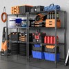 MZG Storage Shelving Steel Heavy Duty 4-Tier Utility Shelving Unit