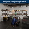 2-Pack Large Wall Mounted Shelf 3x2Ft (36x24In) - 600lbs Capacity