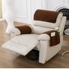 3 Pcs/Set Recliner Covers Armrest Covers for Recliner Chair with