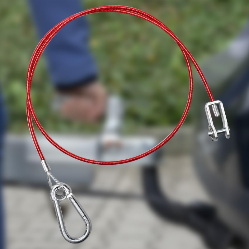 2 PCS Trailer Breakaway Cable, Caravan Breakaway Cable, 1 Metre
