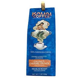 100 Percent Hawaiian Coconut Caramel Crunch Ground Coffee