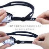 [ＡＸ] スイミングゴーグル 度付き スイムゴーグル 度付き 水中眼鏡 クリア 曇り止め 鼻ベルト ケース付き