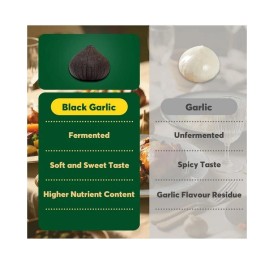 ONETANG Black Garlic 8.82 Oz (250g.), Whole Black Garlic Fermented for 90 Days..