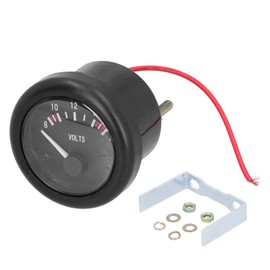 Medidor de Voltaje Marino 12V 52mm / 2.04in IP67 Voltímetro con Luz Indicadora Universal para Yate Auto Motor Home