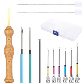 12 Piece Punch Needle Set, Embroidery Punch Needle Tool Set, Embroidery Needles, Punch Needle Set, Embroidery Accessories, Ladder