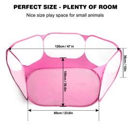 Casifor Guinea Pig Cage Rabbit Cage Indoor with Mat Playpen Perfect Size for Small Animal Pet Play Pen Easy to Clean Exercise Yard Fence Portable Tent for Hamsters, Chinchillas, Hedgehog, Puppy, Cats