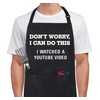 100% Cotton Funny Apron for Men Women Adjustable Bib Aprons