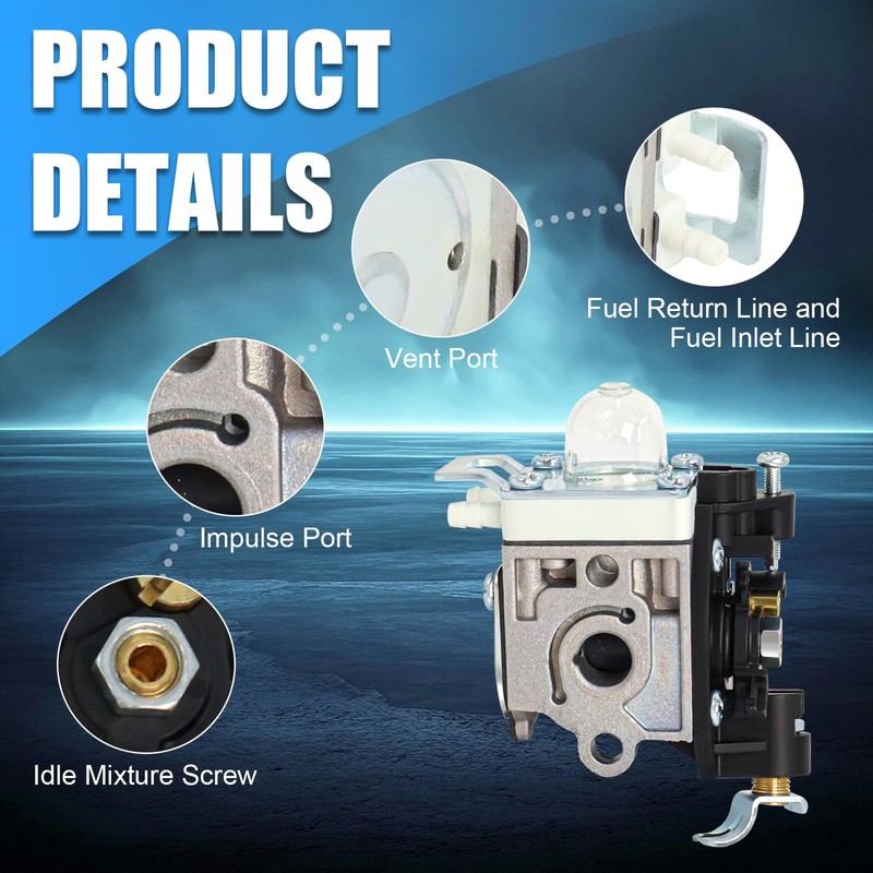 Podoy PB250 Carburetor Compatible with Echo PB-250 PB-250LN ES-250 RB-K106