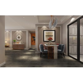 E ELEME Flooring 7 x 48 inch Luxury Vinyl Flooring Click Lock Floating Floor, 23.9Square Feet, Moonlight Shadow