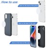ZYAOTWQZ Phone Magnets - Universal Metal Plates, 2 Rectangular and