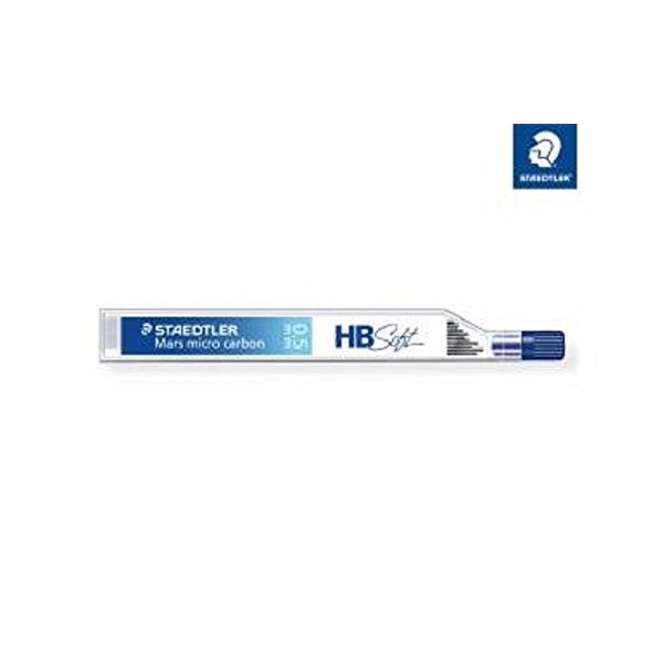 Staedtler Micro Mars Carbon Mechanical Pencil Lead, 0.5mm, HB, 60mm