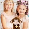 Monkey Plush Stuffed Animal Brown Monkey Teddy Soft Cuddly Plushies