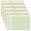 Fulmoon 5 Pack 250 Sheets Ledger Paper Accounting Columnar Pads