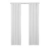 ECLIPSE Solid Minimalist Blackout Thermal Liner for Window Curtains with
