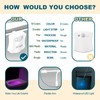MIEFL Toilet Light Motion Sensor Activated 16 Colors Changing, 3