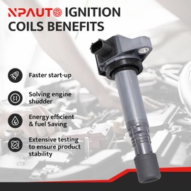 Ignition Coil Pack Compatible with V6 3.5 3.5L 2014 2015 2016 2017 2018 2019 2020 Acura MDX RLX TLX, Honda Accord Pilot Ridgeline Crosstour Odyssey Passport, UF713 6732316, Set of 6