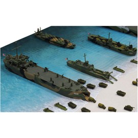 Pitroad SPS04 1/700 SPS Series WWII IOJima Landing Operations Scenic Paper Base (11.4 x 7.3 inches (290 x 185 mm), 2 Pieces) Plastic Model