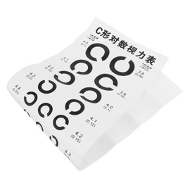 ULTECHNOVO Pvc Material Printing Visual Testing Chart C-type Eye Exam Chart for Home Use