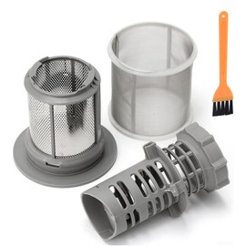 GIONAR Dishwasher Filter Replacement, Dishwasher Mesh Micro Filter Replacement for Bosch Neff Siemens Models, Dishwasher Parts & Accessories with 1 Cleaning Small Brush