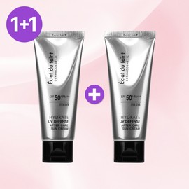 Eclat du tan (1+1) Eclat Dutan Aftercare Sun Cream 50ml Water-Light Sunscreen Moist Dermatological Sun Cream 💜1+1💜 Eclat Dutan Sunscreen / (1+1) 에끌라뒤땅 에프터케어 선크림 50ml 물광 자외선차단제 촉촉한 피부과 선크림 💜1+1💜 에끌라뒤땅 선크림