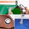 Grommet Tool Kit Eyelet Pliers: IMLIKE Grommet Handheld Puncher Tool