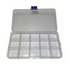 On1shelf Transparent Thick Hard Plastic Adjustable Compartment Slot Plastic Craft