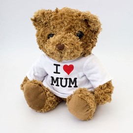 NEW - I LOVE MUM - Teddy Bear - Cute And Cuddly - Present Gift Birthday Xmas