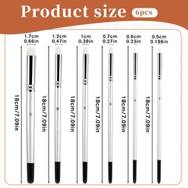 simarro Drybrush Set, Dry Brush Set, Model Making, Drybrush, Detail Brush, Detail Paint Brush for Miniature Painting, Model Toy, Miniature Painting (6 Sizes)