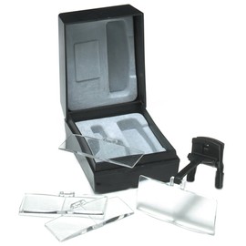 Clip On & Flip Up Magnifying Glasses – Hands-Free Magnifier Eyeglasses - Lightweight Design - Ideal for Jewelry Making, Crafting & Reading