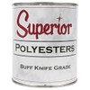 Superior Stone BUFF Polyester Knife-Grade Adhesive (1 Quart) for Natural