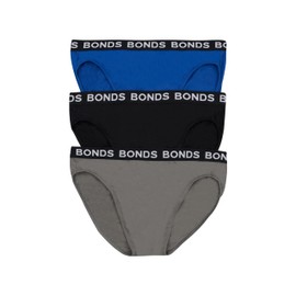 Bonds Men's Classic Everyday Brief Underwear in Cotton Blend For Men, 3-Pack