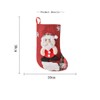 Azuki Christmas Stocking 3 Pack, Santa,Snowman,Reindeer,Bear Christmas Decorations and Party