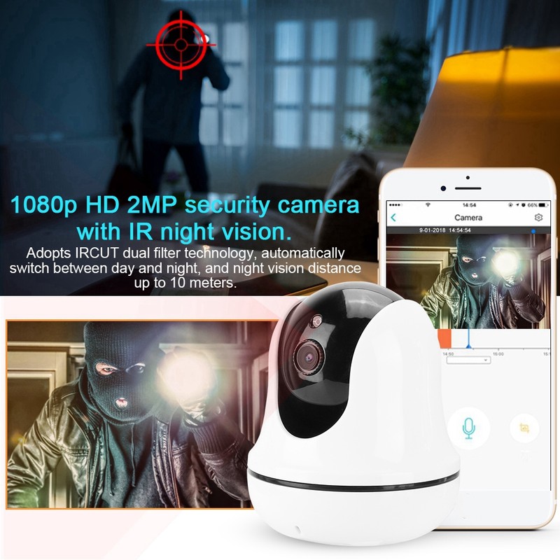 P2P Onvif WIFI IP Camera 1080P HD Outdoor Wireless IR