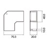 Masaru Industrial emuke-dakuto Accessories Flat magari White 0 # #