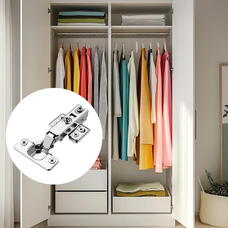 XUANYILAN Pack of 6 Soft Close Cabinet Hinges for Cabinet