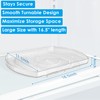 FIRJOY Lazy Susan Turntable for Refrigerator, Square Turntable Organizer for