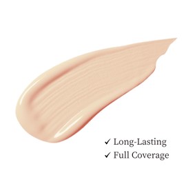 TUNBOT Long Lasting Concealer Foundation, SPF 50, Makeup to Cover Facial Imperfections, Unscented Foundation for All Skin Types (30ml)