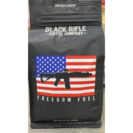 Black Rifle Coffee Company Freedom Fuel, Dark Roast Ground Coffee, 12 OZ Bag