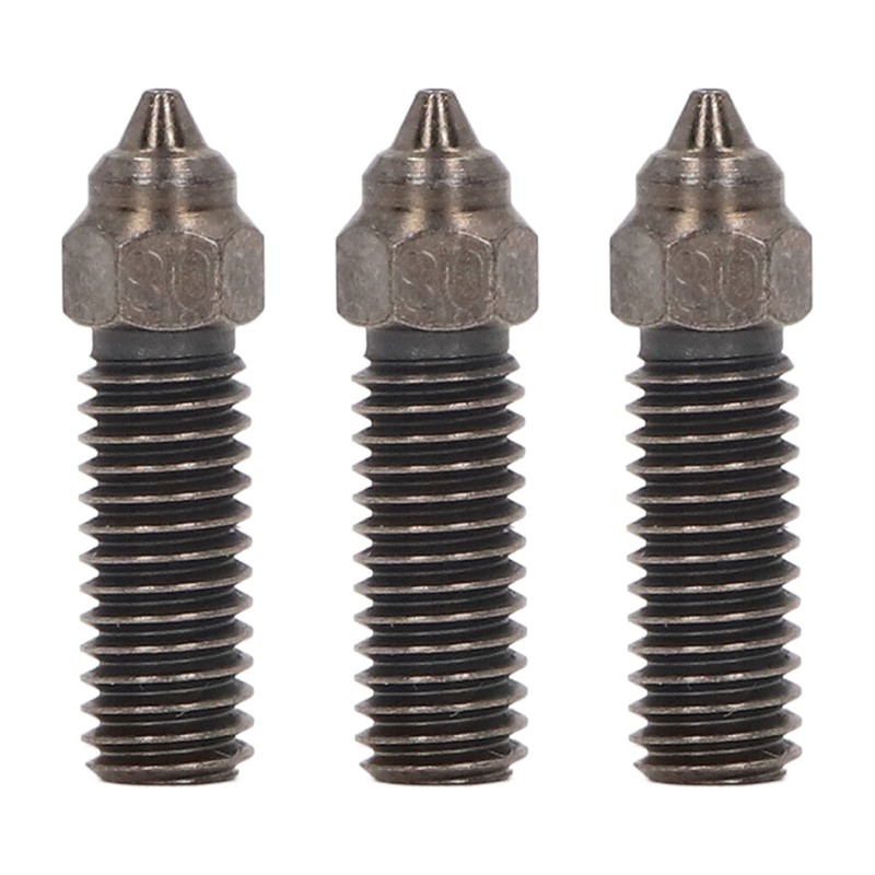 3PCS Hardened Steel Nozzles High Flow Nozzle Kit 3D Printer